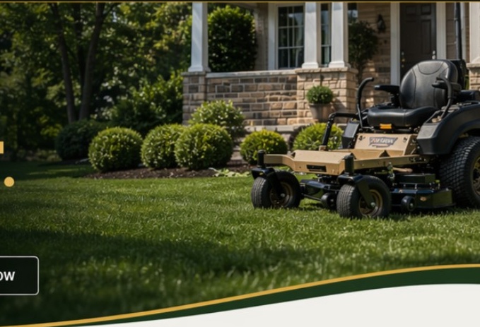Outdoor lawn and landscaping